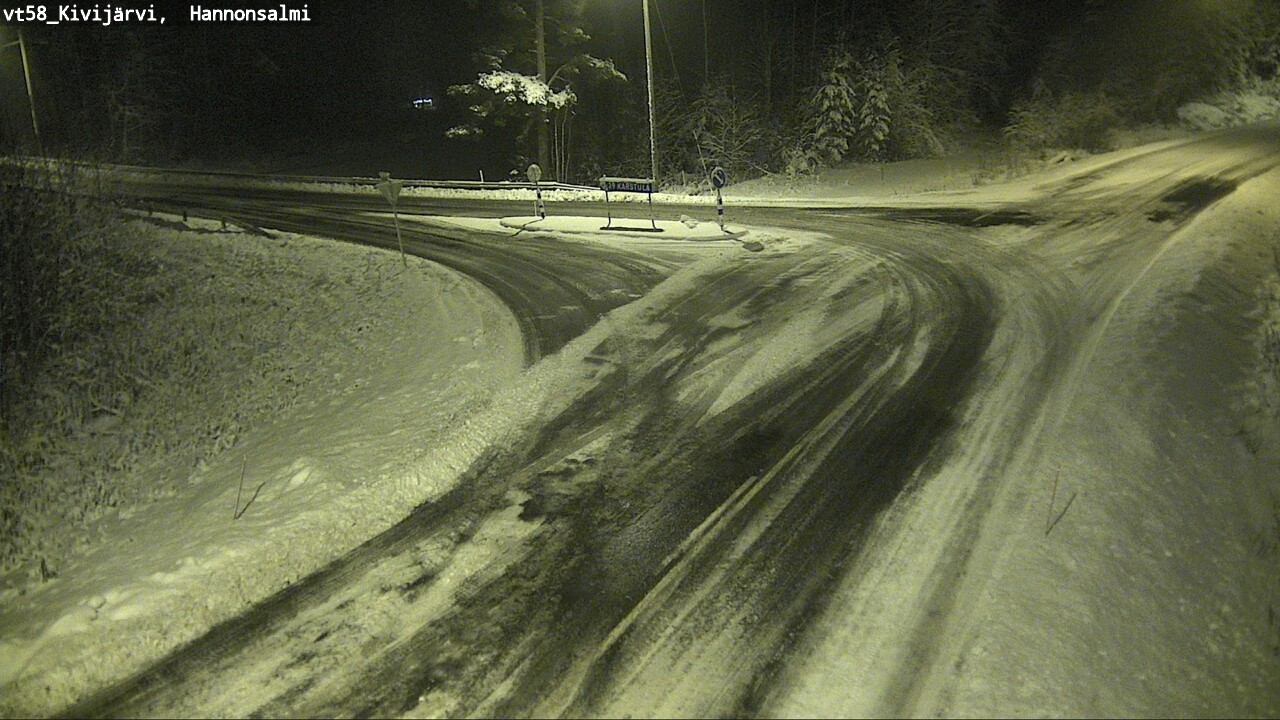 Kelikamerat Kuva Tie 58 Kivijärvi, Hannonsalmi, Kivijärvi, Keski-Suomi