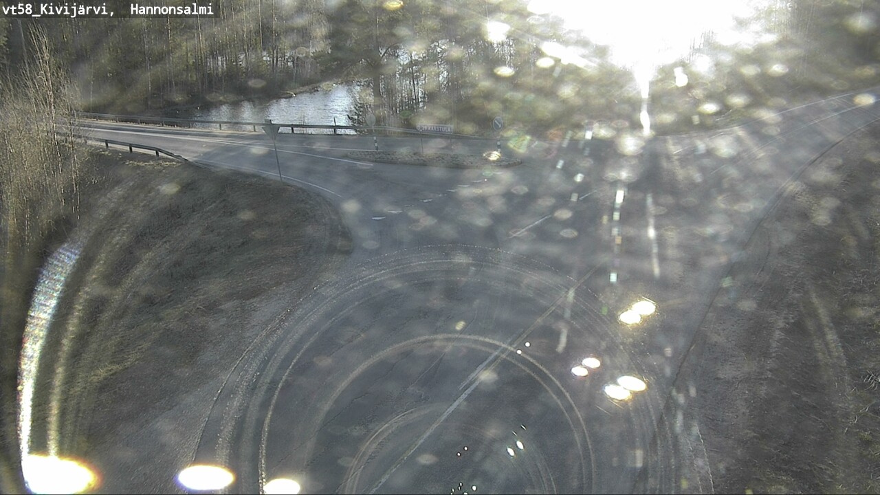 Weather Camera Image Väg 58 Kivijärvi, Hannonsalmi, Kivijärvi, Keski-Suomi