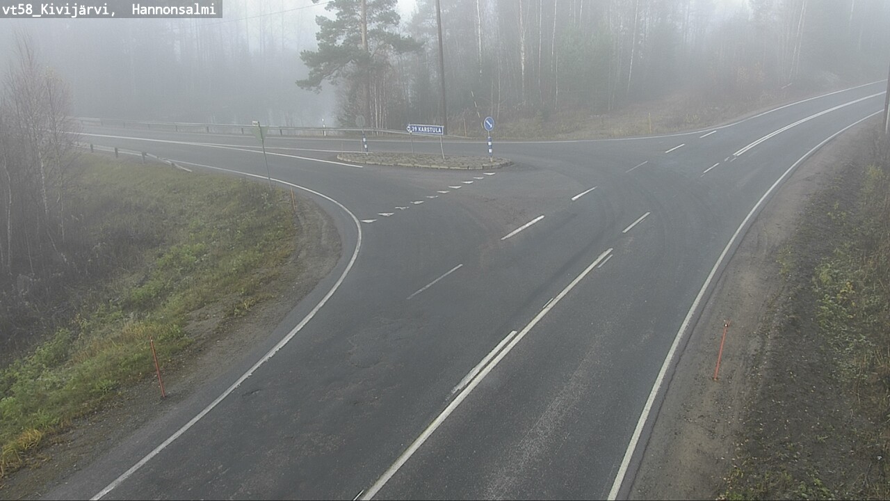 Kelikamerat Kuva Tie 58 Kivijärvi, Hannonsalmi, Kivijärvi, Keski-Suomi