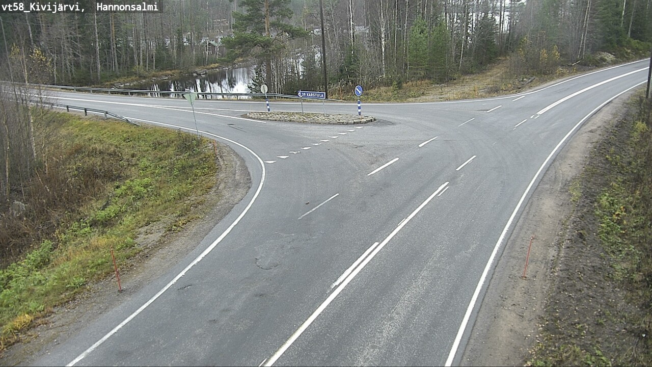 Kelikamerat Kuva Tie 58 Kivijärvi, Hannonsalmi, Kivijärvi, Keski-Suomi