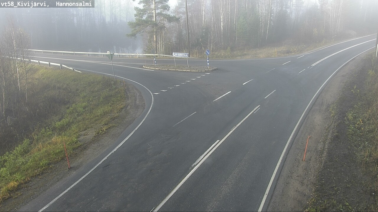 Kelikamerat Kuva Tie 58 Kivijärvi, Hannonsalmi, Kivijärvi, Keski-Suomi