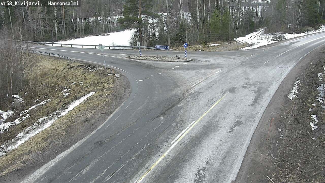 Kelikamerat Kuva Tie 58 Kivijärvi, Hannonsalmi, Kivijärvi, Keski-Suomi