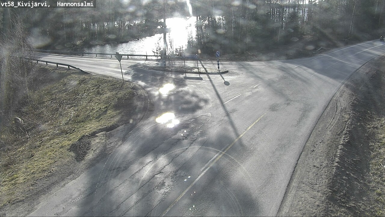 Weather Camera Image Väg 58 Kivijärvi, Hannonsalmi, Kivijärvi, Keski-Suomi