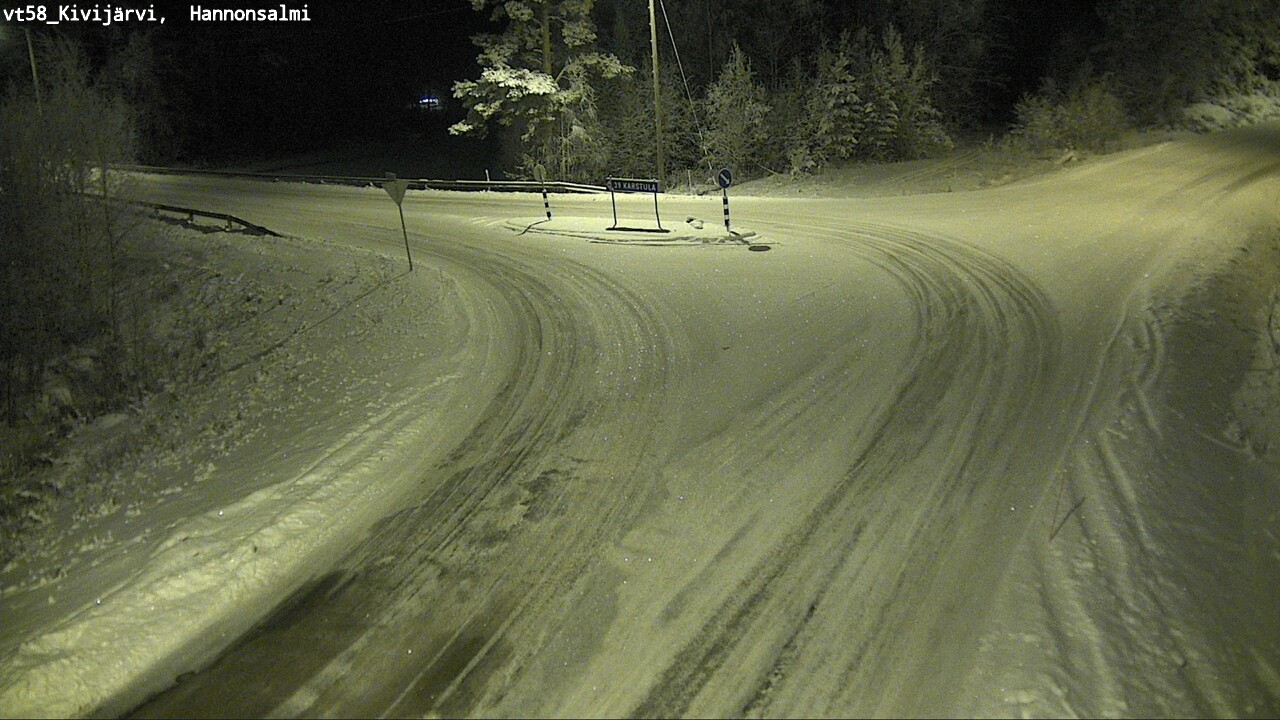 Kelikamerat Kuva Tie 58 Kivijärvi, Hannonsalmi, Kivijärvi, Keski-Suomi