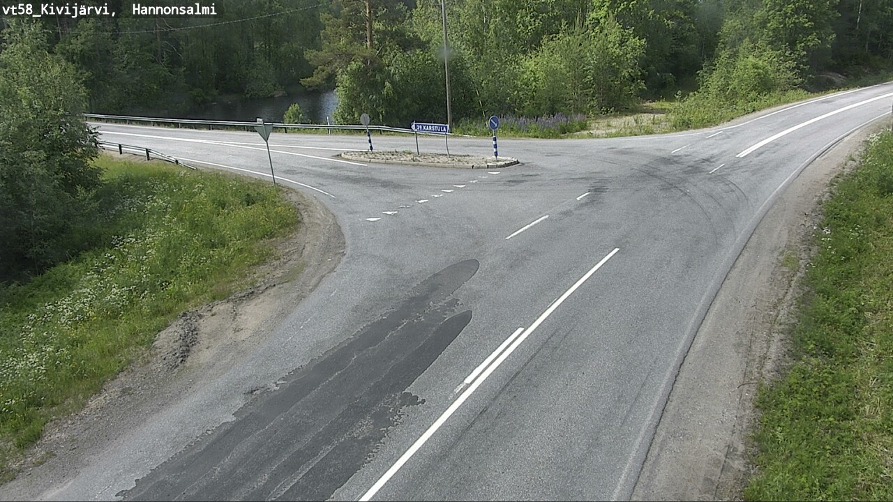 Kelikamerat Kuva Tie 58 Kivijärvi, Hannonsalmi, Kivijärvi, Keski-Suomi