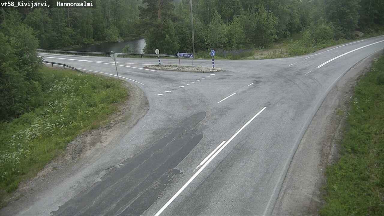 Kelikamerat Kuva Tie 58 Kivijärvi, Hannonsalmi, Kivijärvi, Keski-Suomi