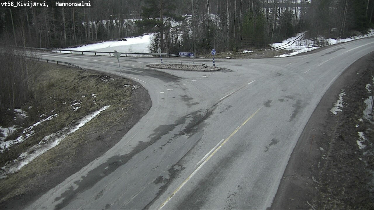 Kelikamerat Kuva Tie 58 Kivijärvi, Hannonsalmi, Kivijärvi, Keski-Suomi