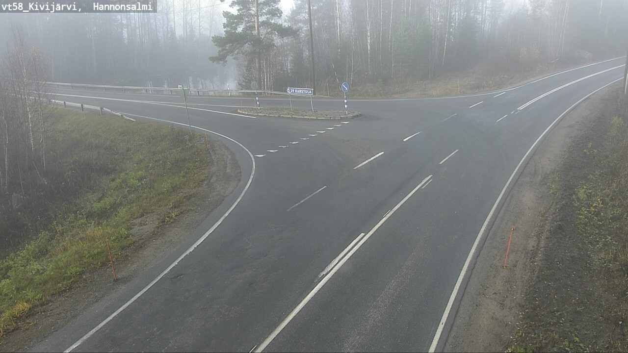 Kelikamerat Kuva Tie 58 Kivijärvi, Hannonsalmi, Kivijärvi, Keski-Suomi