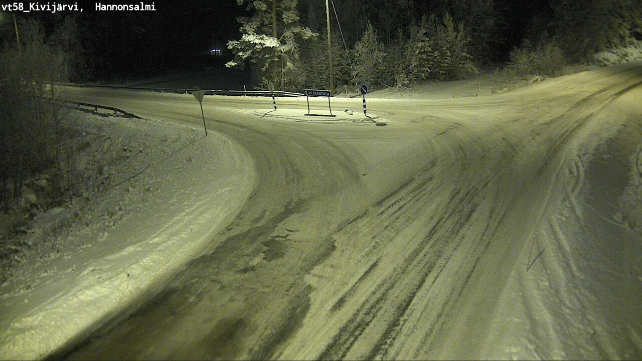 Kelikamerat Kuva Tie 58 Kivijärvi, Hannonsalmi, Kivijärvi, Keski-Suomi