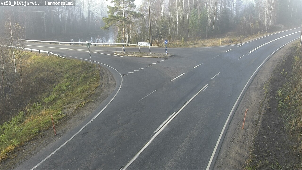 Kelikamerat Kuva Tie 58 Kivijärvi, Hannonsalmi, Kivijärvi, Keski-Suomi