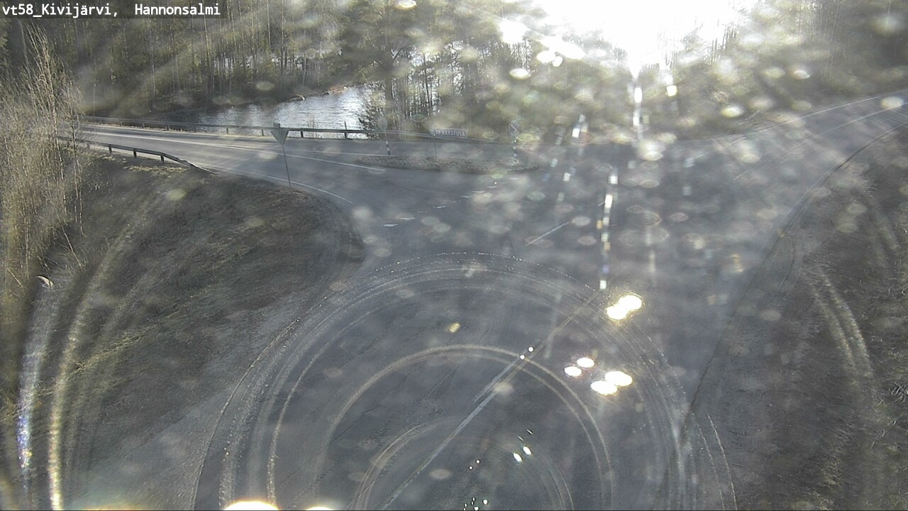 Weather Camera Image Väg 58 Kivijärvi, Hannonsalmi, Kivijärvi, Keski-Suomi