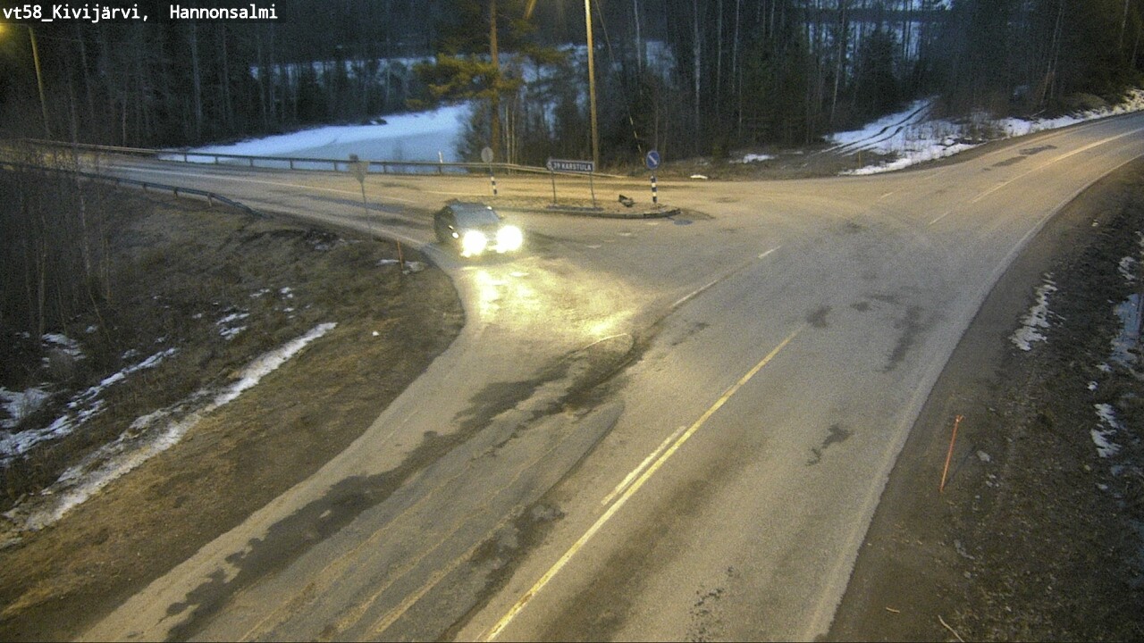 Kelikamerat Kuva Tie 58 Kivijärvi, Hannonsalmi, Kivijärvi, Keski-Suomi