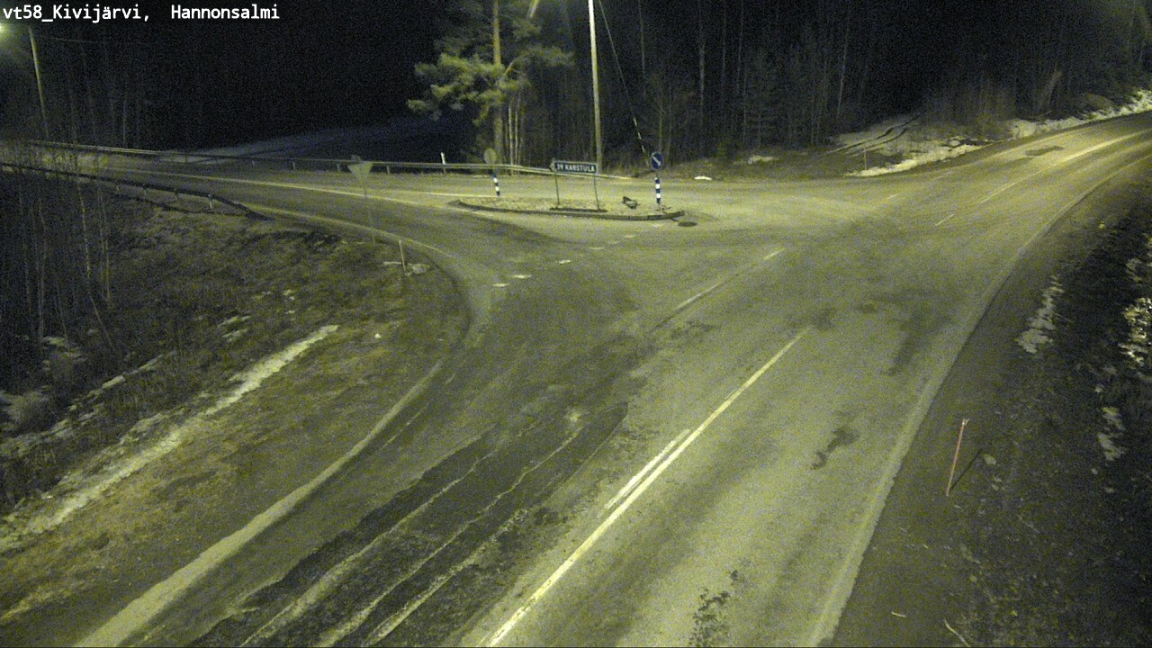 Kelikamerat Kuva Tie 58 Kivijärvi, Hannonsalmi, Kivijärvi, Keski-Suomi