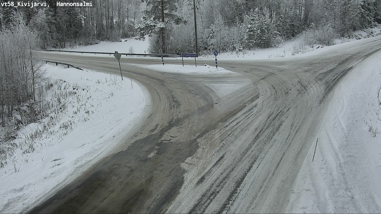 Kelikamerat Kuva Tie 58 Kivijärvi, Hannonsalmi, Kivijärvi, Keski-Suomi