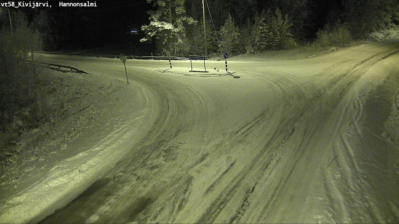 Kelikamerat Kuva Tie 58 Kivijärvi, Hannonsalmi, Kivijärvi, Keski-Suomi
