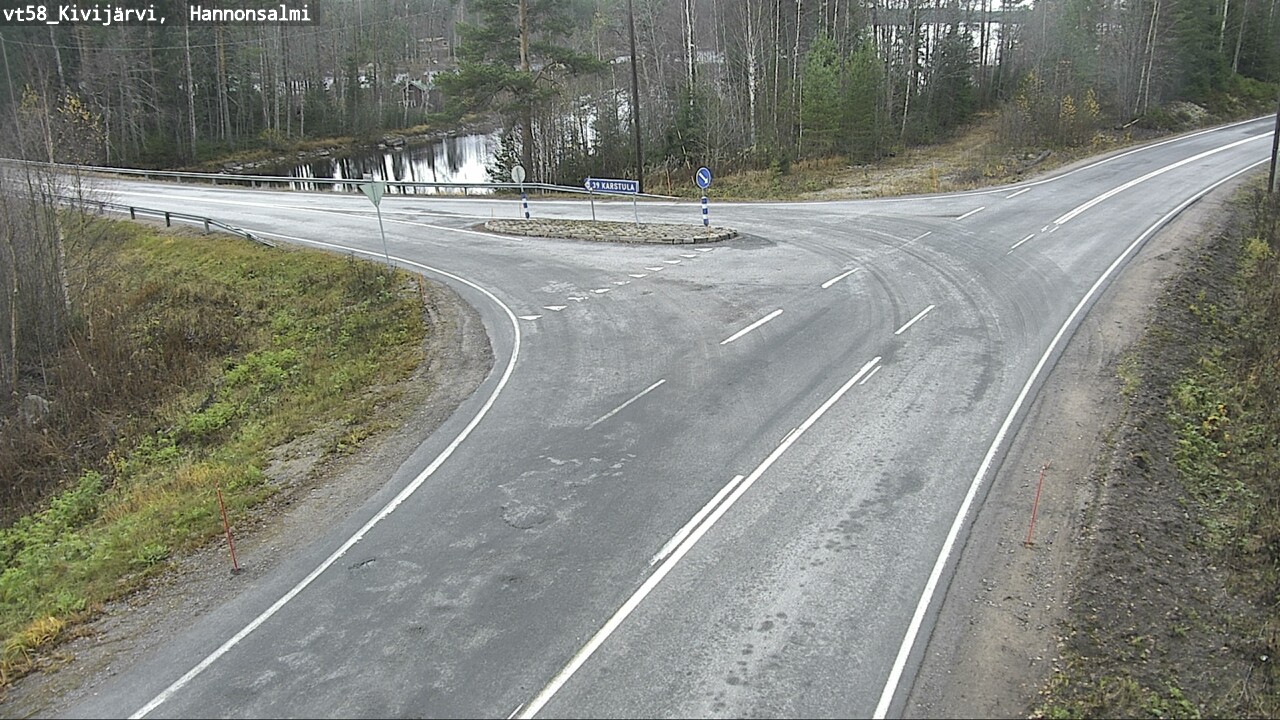 Kelikamerat Kuva Tie 58 Kivijärvi, Hannonsalmi, Kivijärvi, Keski-Suomi