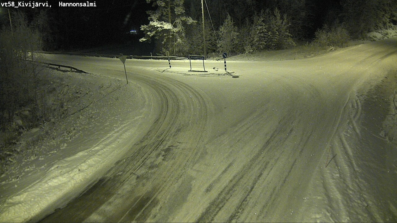 Kelikamerat Kuva Tie 58 Kivijärvi, Hannonsalmi, Kivijärvi, Keski-Suomi