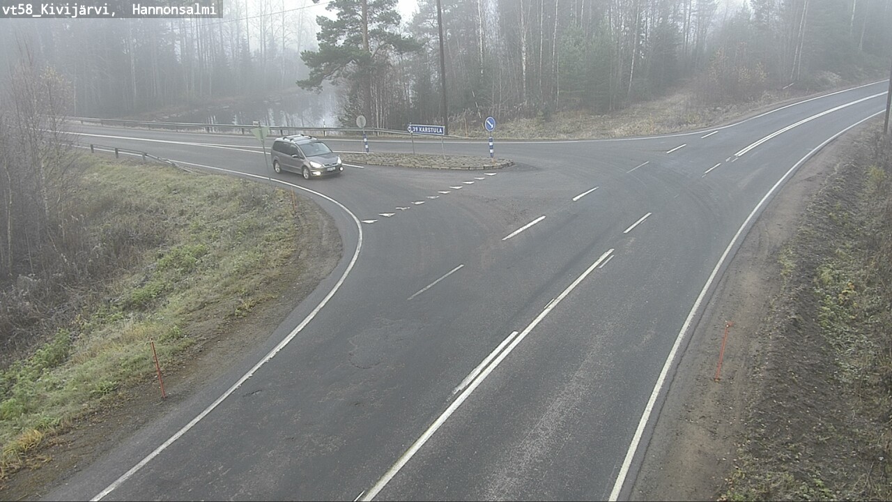 Kelikamerat Kuva Tie 58 Kivijärvi, Hannonsalmi, Kivijärvi, Keski-Suomi