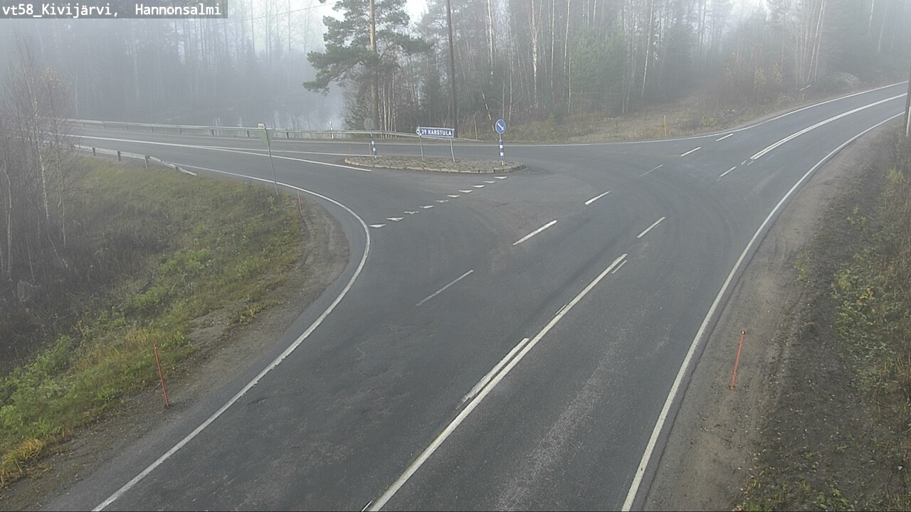 Kelikamerat Kuva Tie 58 Kivijärvi, Hannonsalmi, Kivijärvi, Keski-Suomi