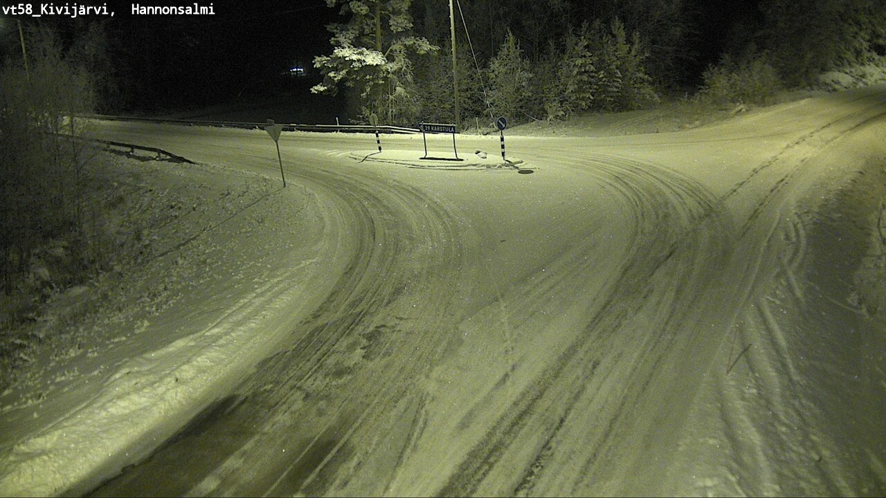Kelikamerat Kuva Tie 58 Kivijärvi, Hannonsalmi, Kivijärvi, Keski-Suomi