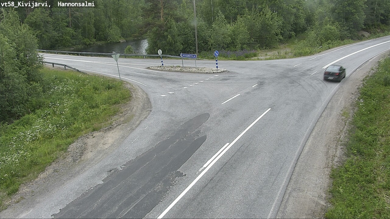 Kelikamerat Kuva Tie 58 Kivijärvi, Hannonsalmi, Kivijärvi, Keski-Suomi