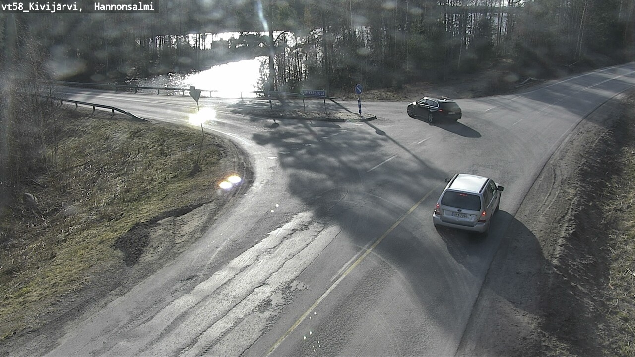 Weather Camera Image Väg 58 Kivijärvi, Hannonsalmi, Kivijärvi, Keski-Suomi