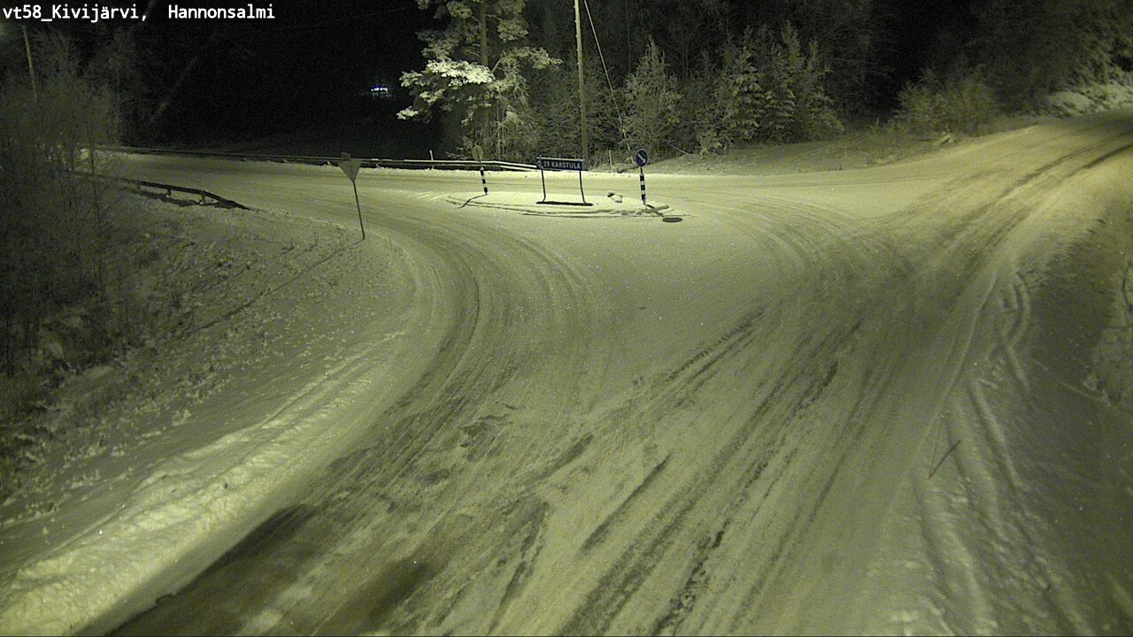 Kelikamerat Kuva Tie 58 Kivijärvi, Hannonsalmi, Kivijärvi, Keski-Suomi