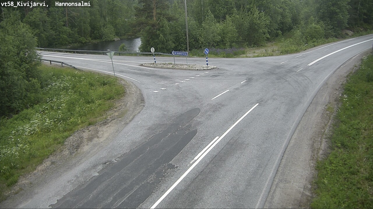 Kelikamerat Kuva Tie 58 Kivijärvi, Hannonsalmi, Kivijärvi, Keski-Suomi