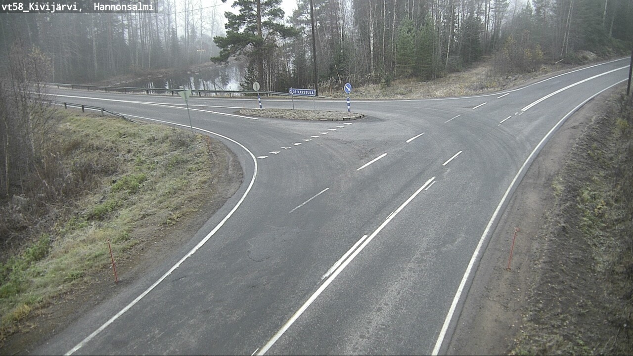 Kelikamerat Kuva Tie 58 Kivijärvi, Hannonsalmi, Kivijärvi, Keski-Suomi