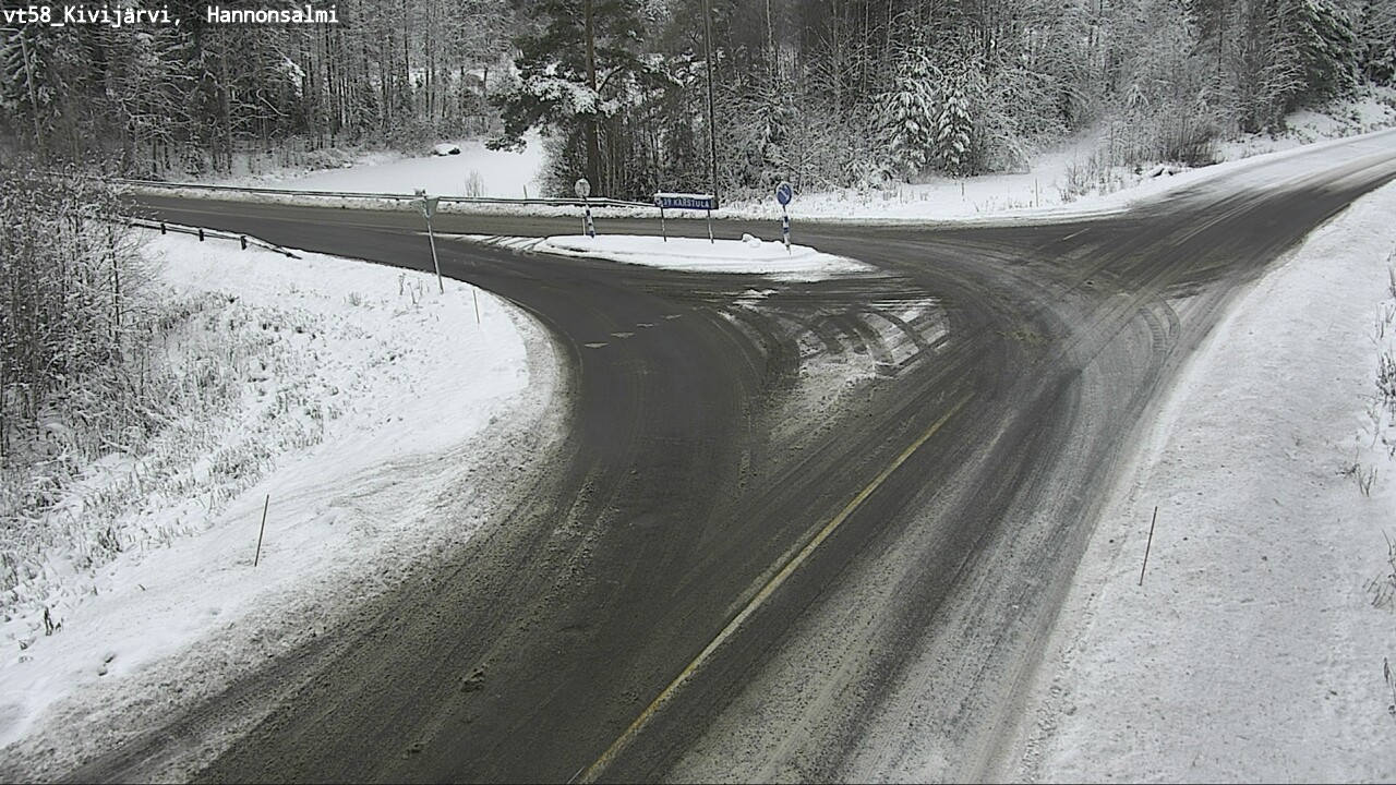 Kelikamerat Kuva Tie 58 Kivijärvi, Hannonsalmi, Kivijärvi, Keski-Suomi
