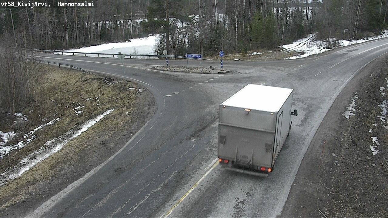 Kelikamerat Kuva Tie 58 Kivijärvi, Hannonsalmi, Kivijärvi, Keski-Suomi