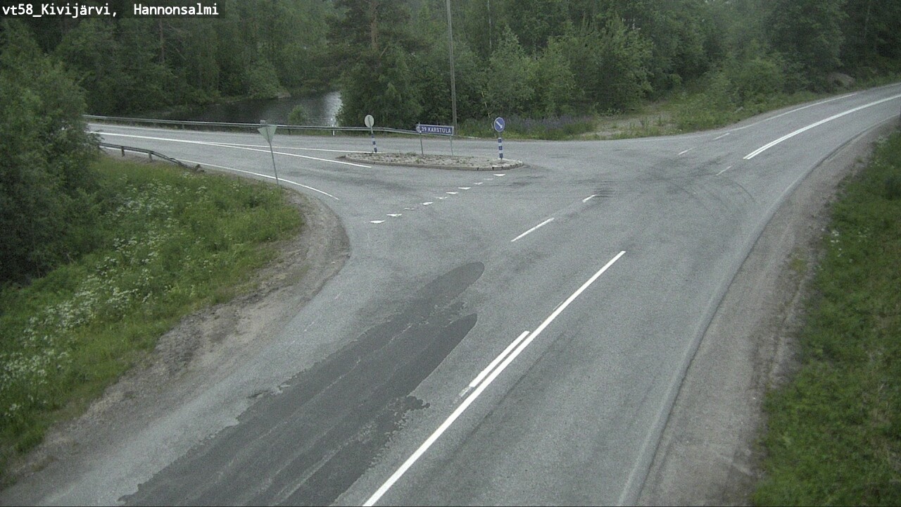 Kelikamerat Kuva Tie 58 Kivijärvi, Hannonsalmi, Kivijärvi, Keski-Suomi