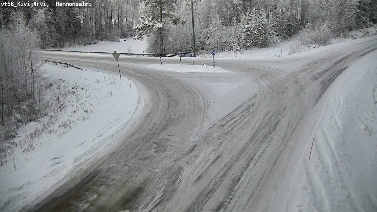Kelikamerat Kuva Tie 58 Kivijärvi, Hannonsalmi, Kivijärvi, Keski-Suomi