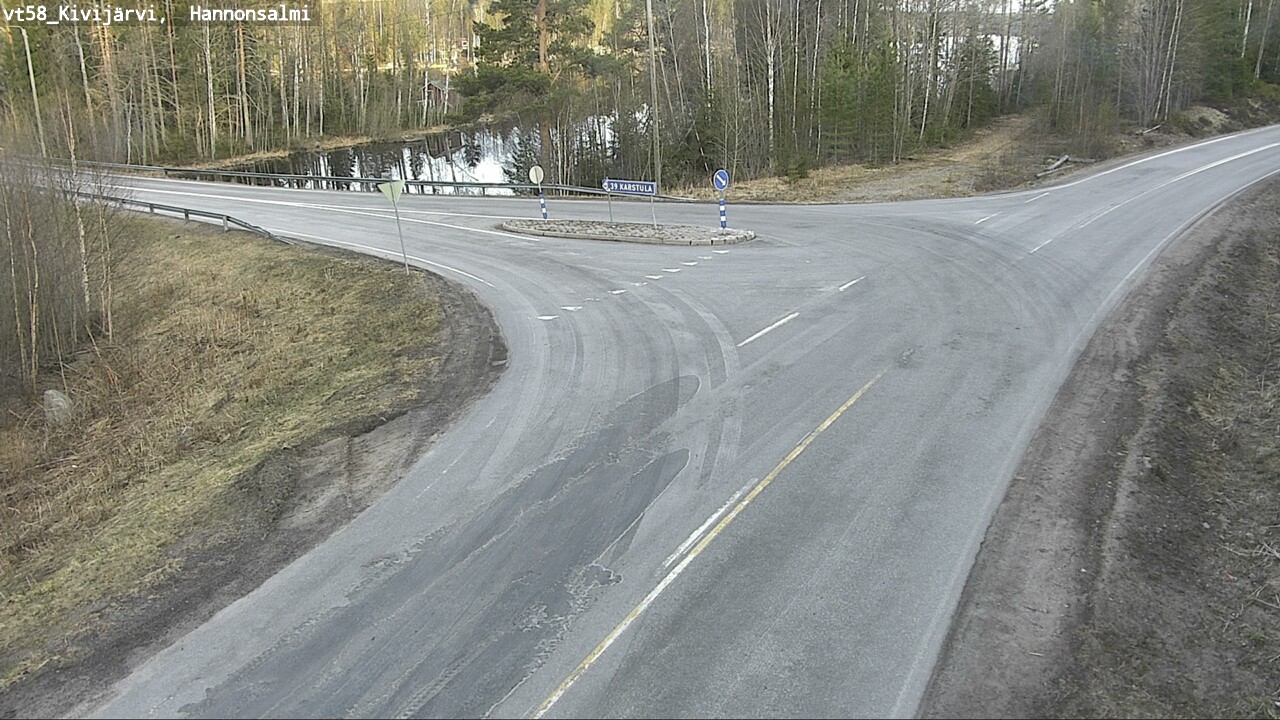 Kelikamerat Kuva Tie 58 Kivijärvi, Hannonsalmi, Kivijärvi, Keski-Suomi