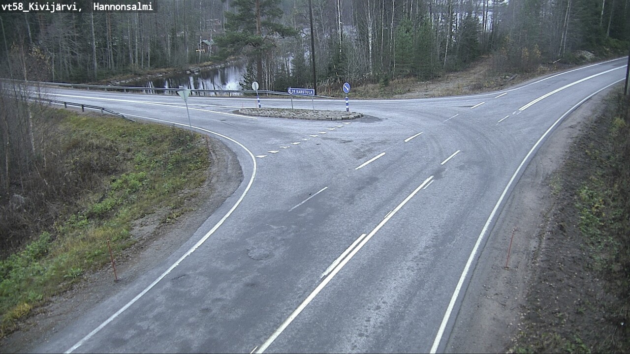 Kelikamerat Kuva Tie 58 Kivijärvi, Hannonsalmi, Kivijärvi, Keski-Suomi