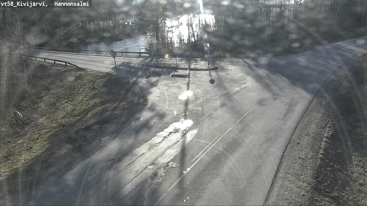 Weather Camera Image Väg 58 Kivijärvi, Hannonsalmi, Kivijärvi, Keski-Suomi