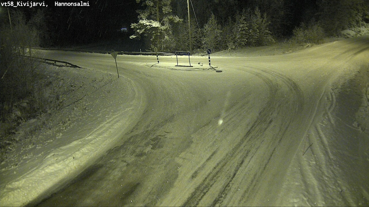 Kelikamerat Kuva Tie 58 Kivijärvi, Hannonsalmi, Kivijärvi, Keski-Suomi