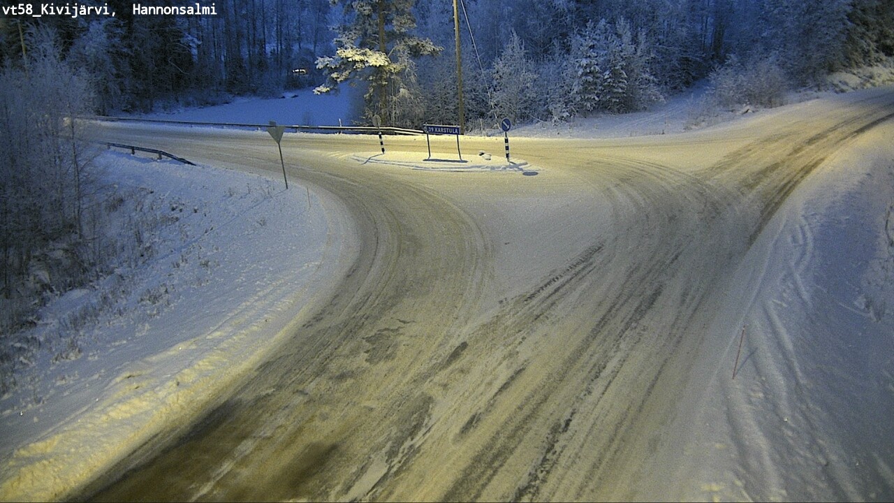 Kelikamerat Kuva Tie 58 Kivijärvi, Hannonsalmi, Kivijärvi, Keski-Suomi