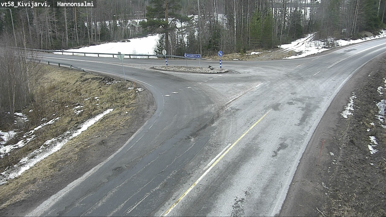 Kelikamerat Kuva Tie 58 Kivijärvi, Hannonsalmi, Kivijärvi, Keski-Suomi