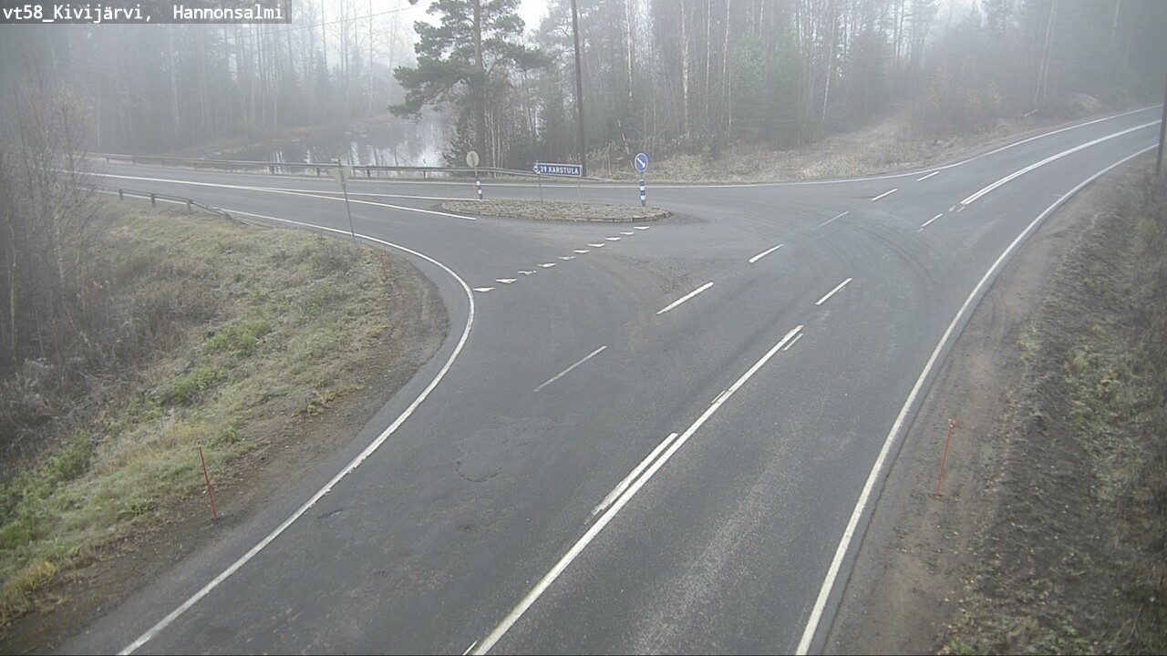 Kelikamerat Kuva Tie 58 Kivijärvi, Hannonsalmi, Kivijärvi, Keski-Suomi