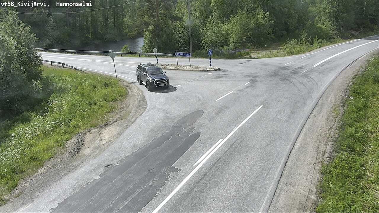 Kelikamerat Kuva Tie 58 Kivijärvi, Hannonsalmi, Kivijärvi, Keski-Suomi