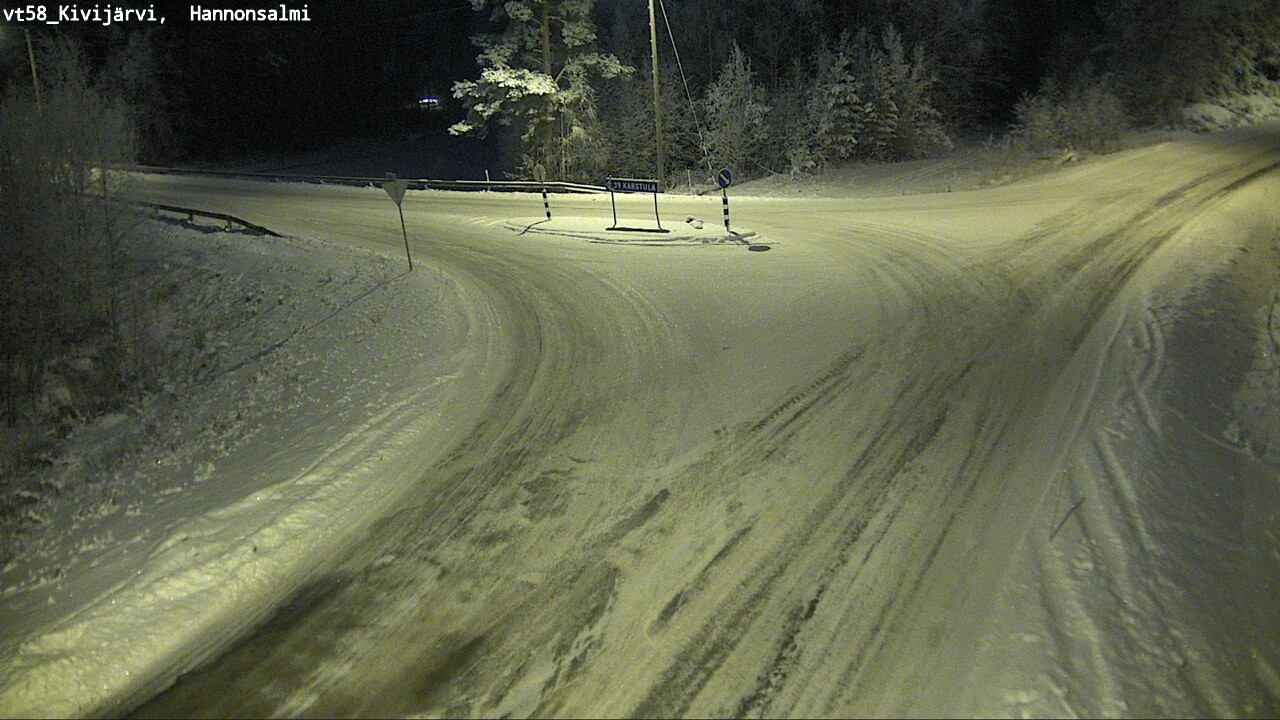 Kelikamerat Kuva Tie 58 Kivijärvi, Hannonsalmi, Kivijärvi, Keski-Suomi