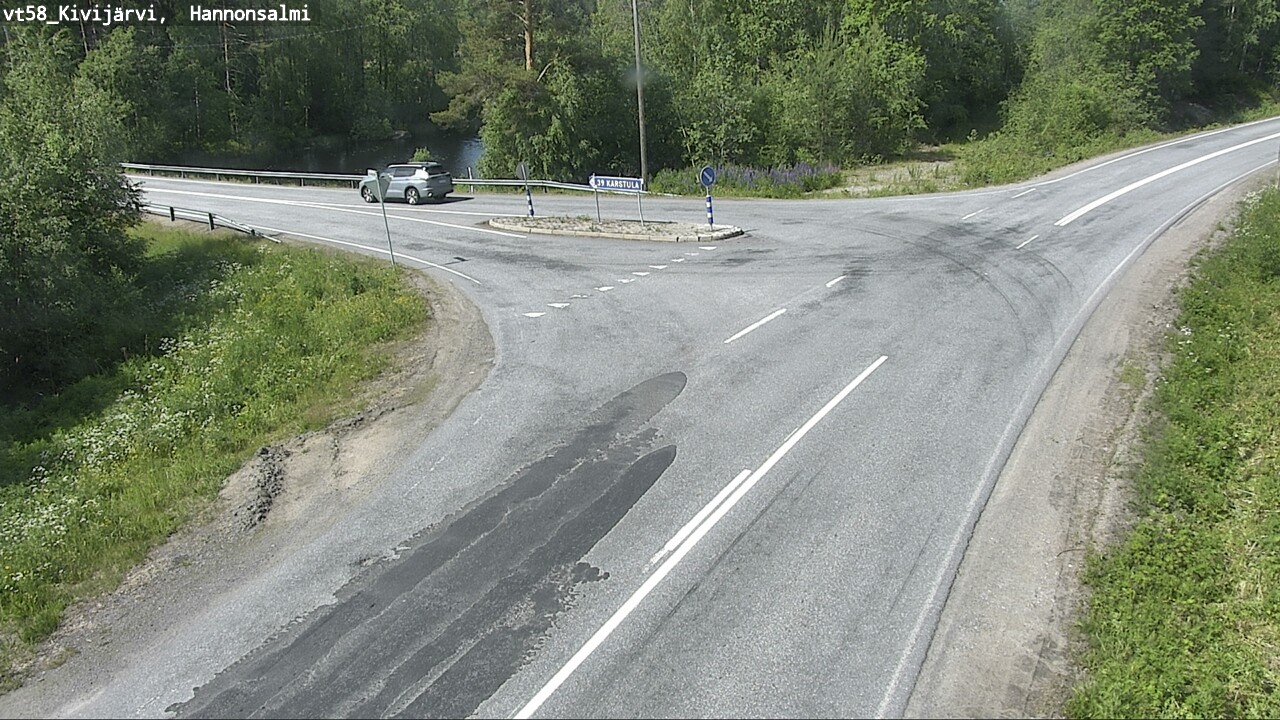 Kelikamerat Kuva Tie 58 Kivijärvi, Hannonsalmi, Kivijärvi, Keski-Suomi