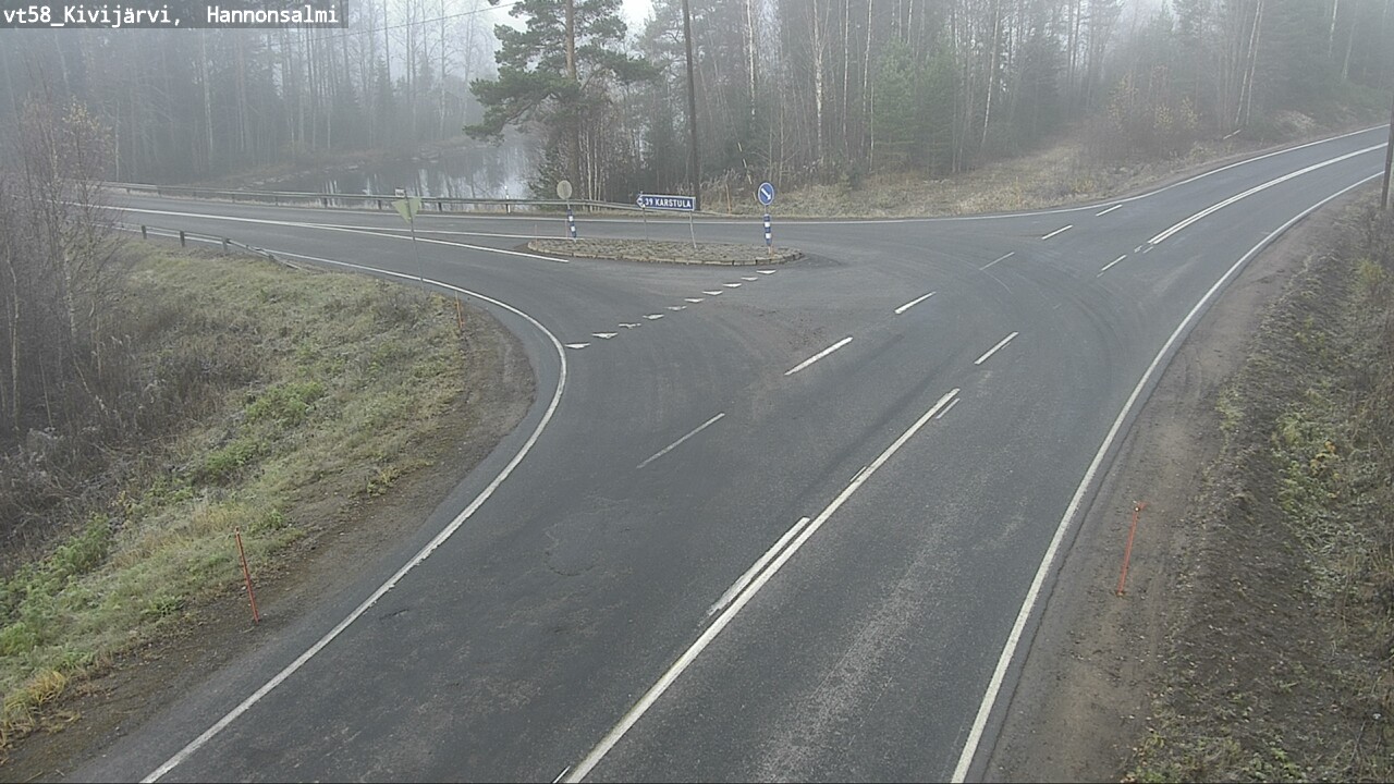 Kelikamerat Kuva Tie 58 Kivijärvi, Hannonsalmi, Kivijärvi, Keski-Suomi