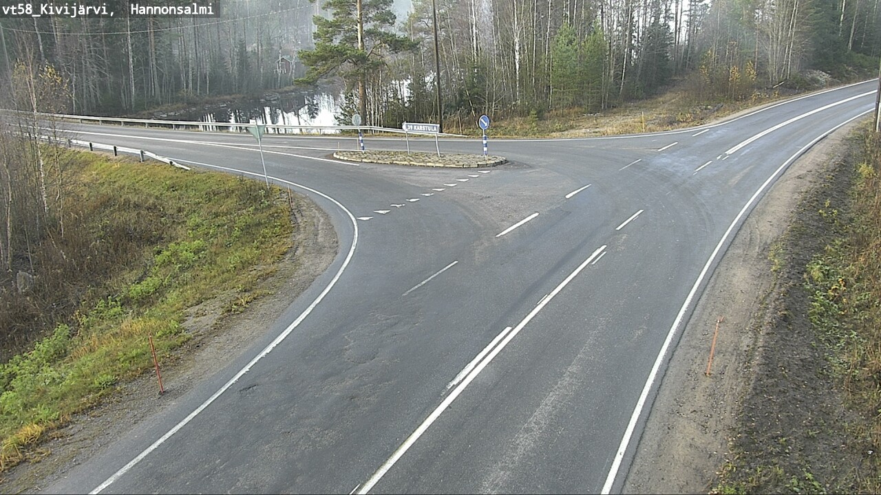 Kelikamerat Kuva Tie 58 Kivijärvi, Hannonsalmi, Kivijärvi, Keski-Suomi