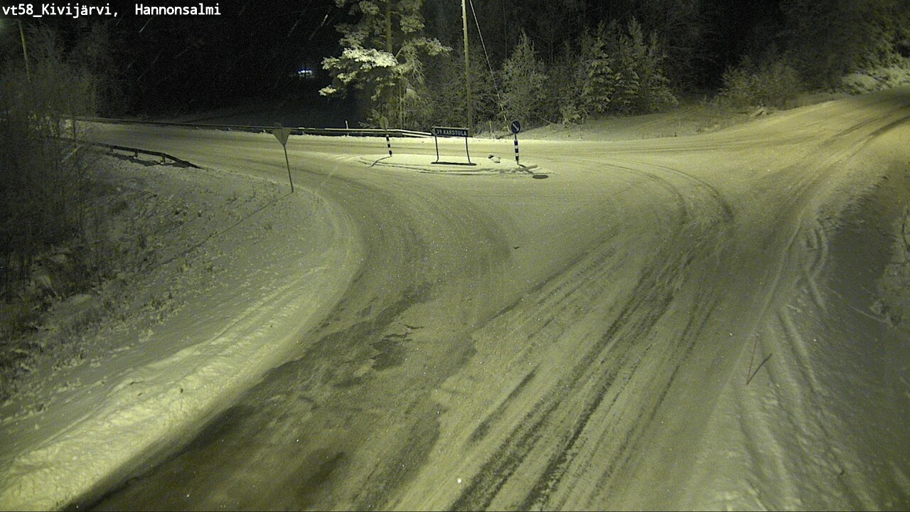 Kelikamerat Kuva Tie 58 Kivijärvi, Hannonsalmi, Kivijärvi, Keski-Suomi
