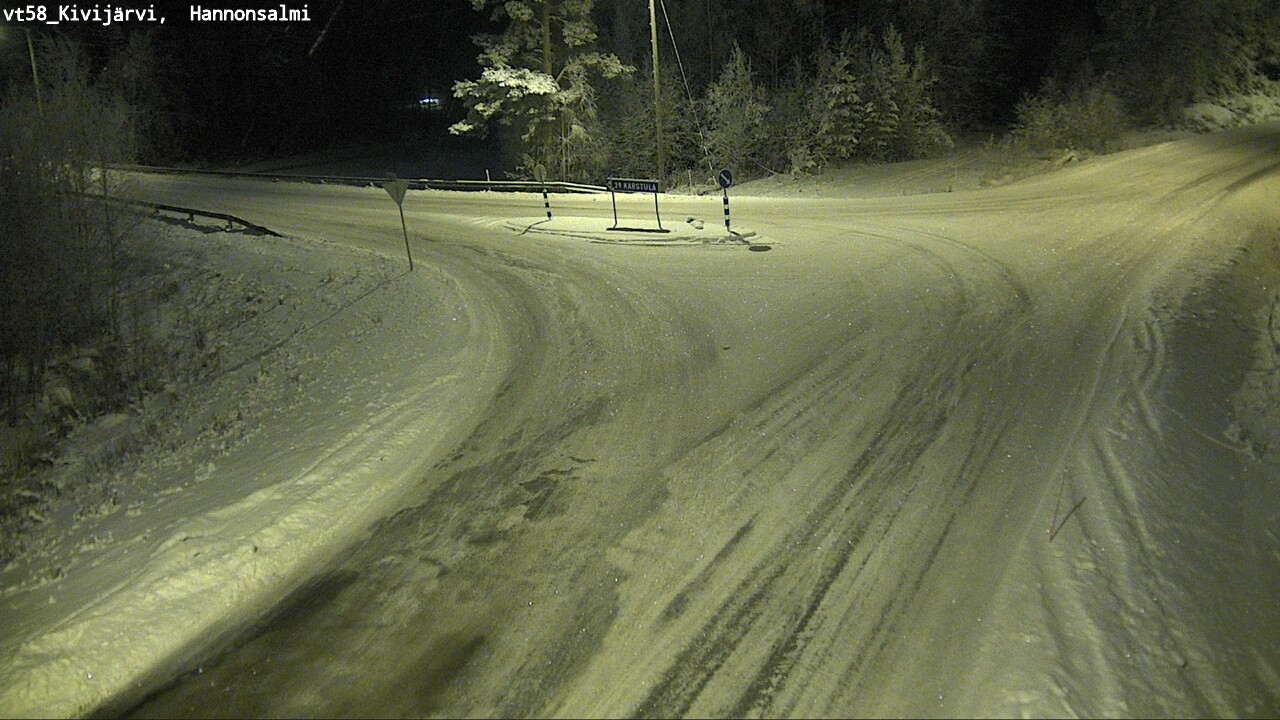 Kelikamerat Kuva Tie 58 Kivijärvi, Hannonsalmi, Kivijärvi, Keski-Suomi