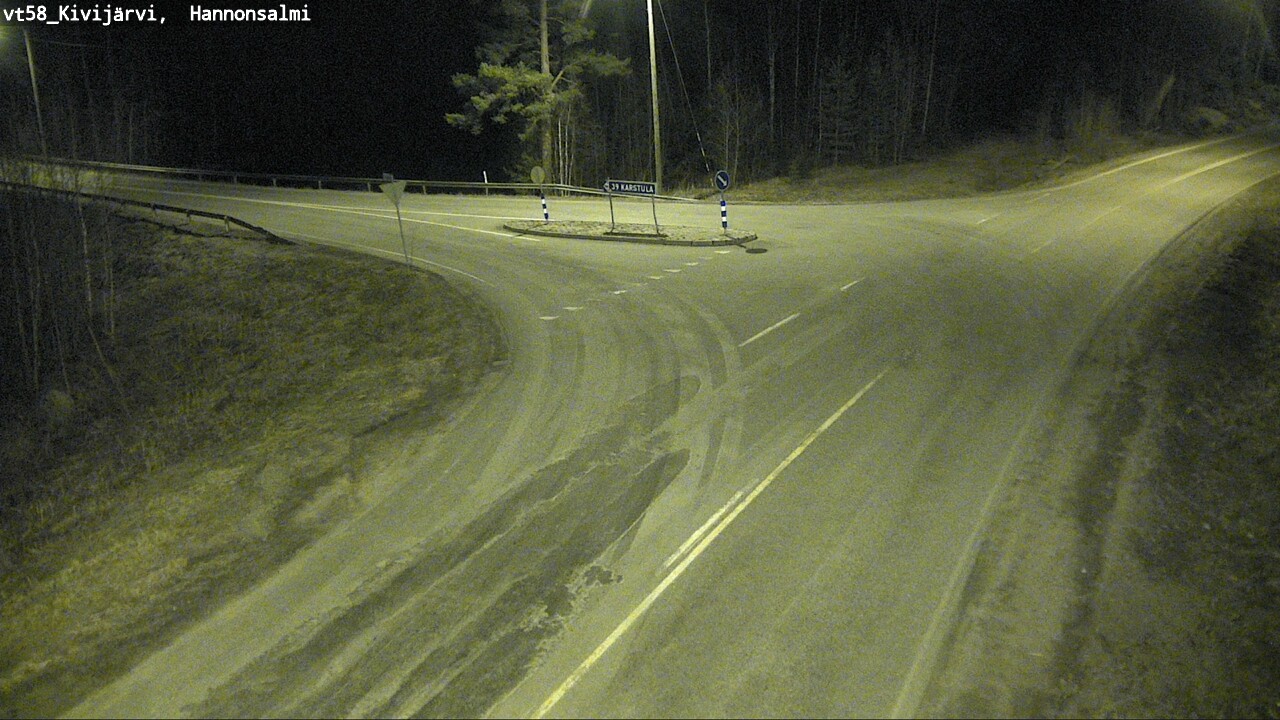 Weather Camera Image Väg 58 Kivijärvi, Hannonsalmi, Kivijärvi, Keski-Suomi