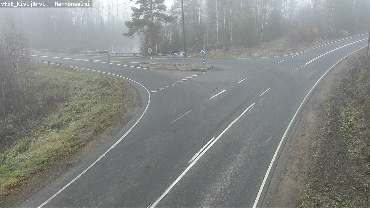 Kelikamerat Kuva Tie 58 Kivijärvi, Hannonsalmi, Kivijärvi, Keski-Suomi