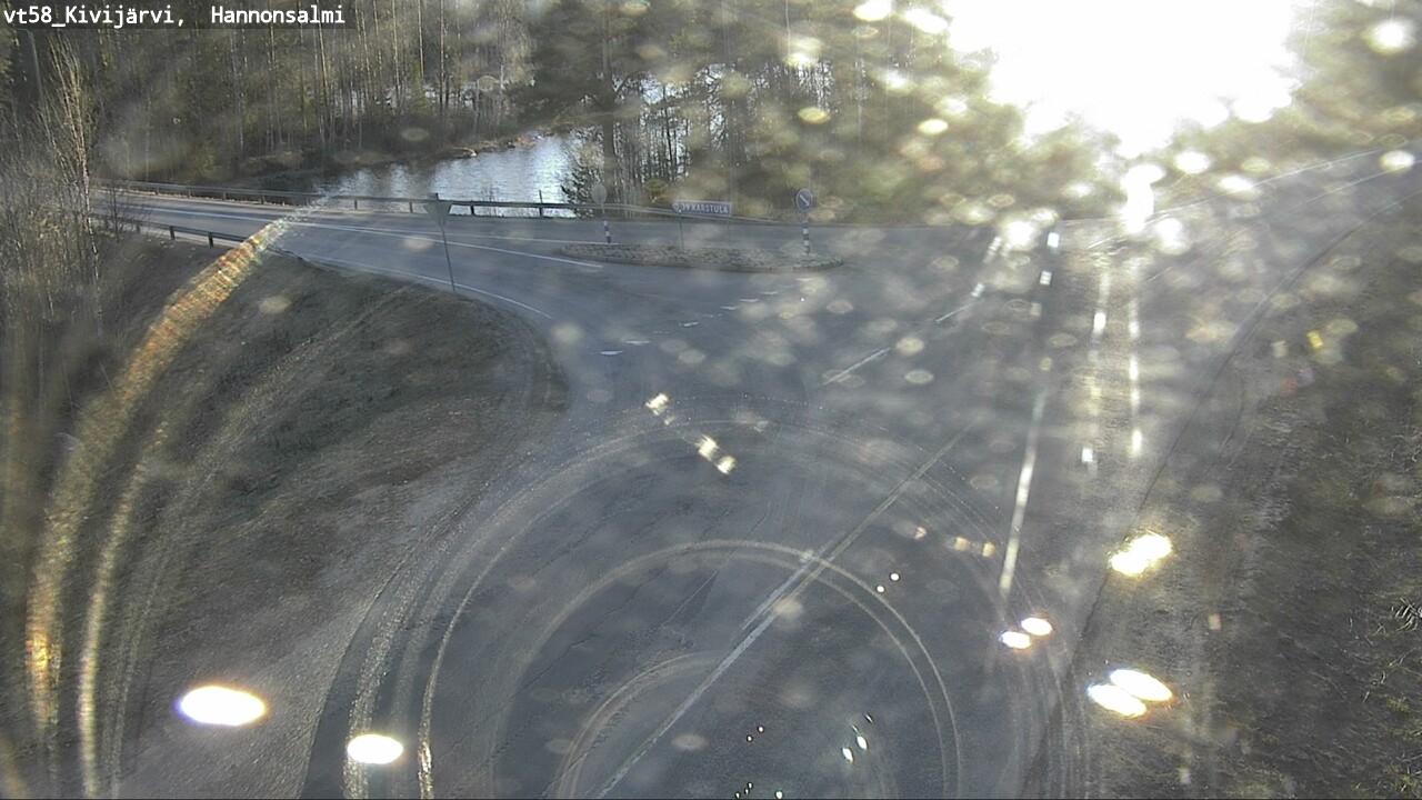 Weather Camera Image Väg 58 Kivijärvi, Hannonsalmi, Kivijärvi, Keski-Suomi